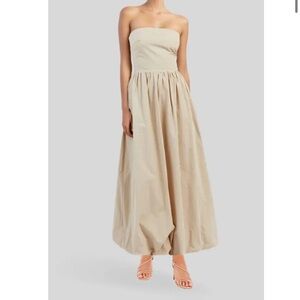 DISSH Bubble Midi Strapless Dress